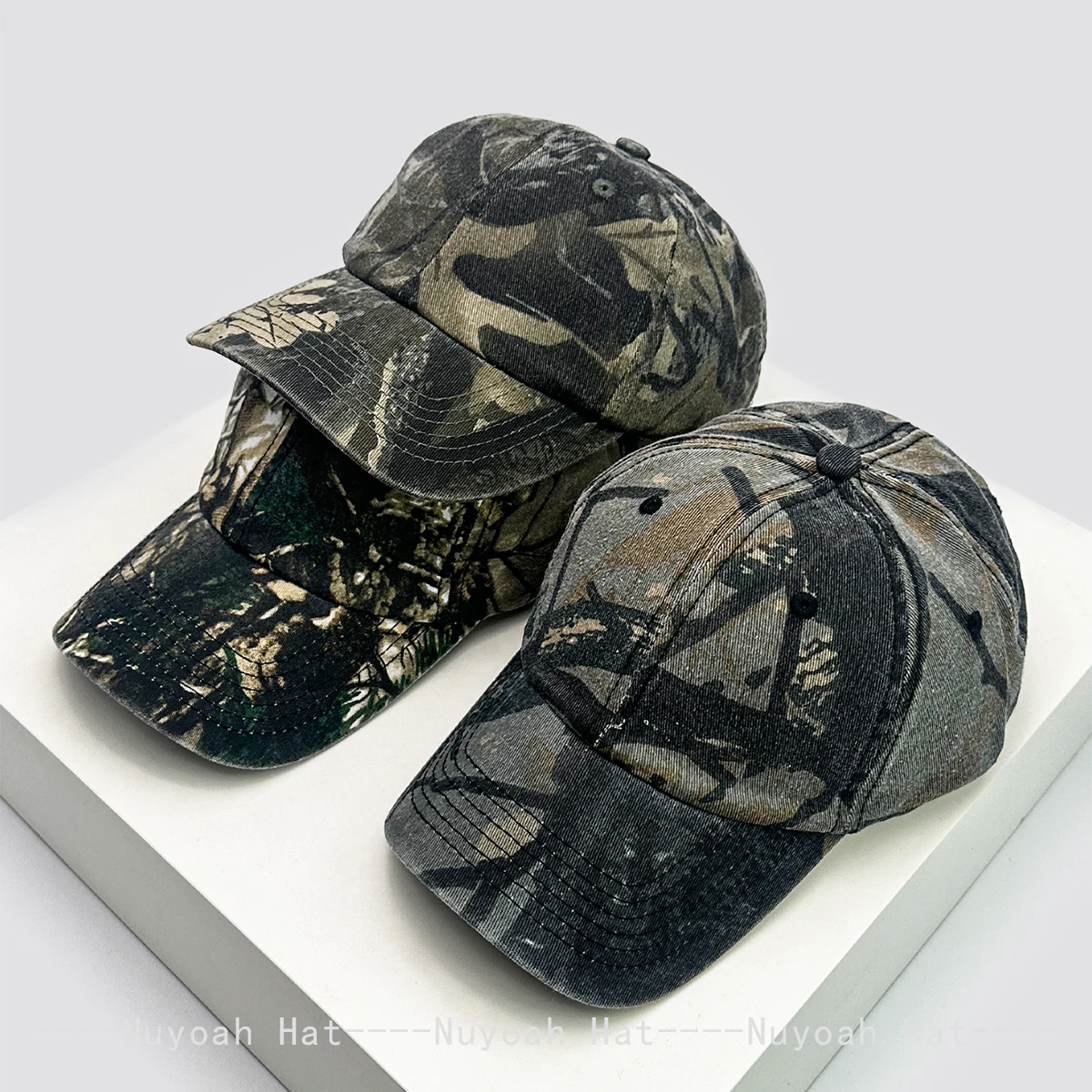 New Unisex Retro CAMO Niche Graffiti Baseball Hats Sunshade Street Versatile Personal Peaked Caps Sports Fashion Outdoor Travel