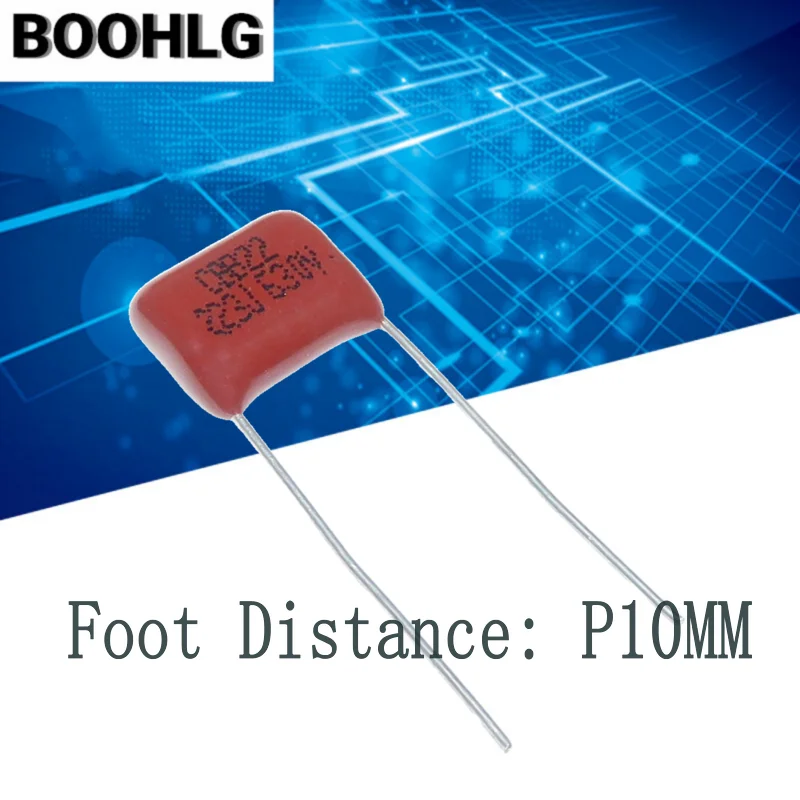 10 шт. CBB 223 630 В 223J 630 В 0,022 мкФ 22 нФ P10 P15 CBB22 металлизированный полипропиленовый пленочный конденсатор