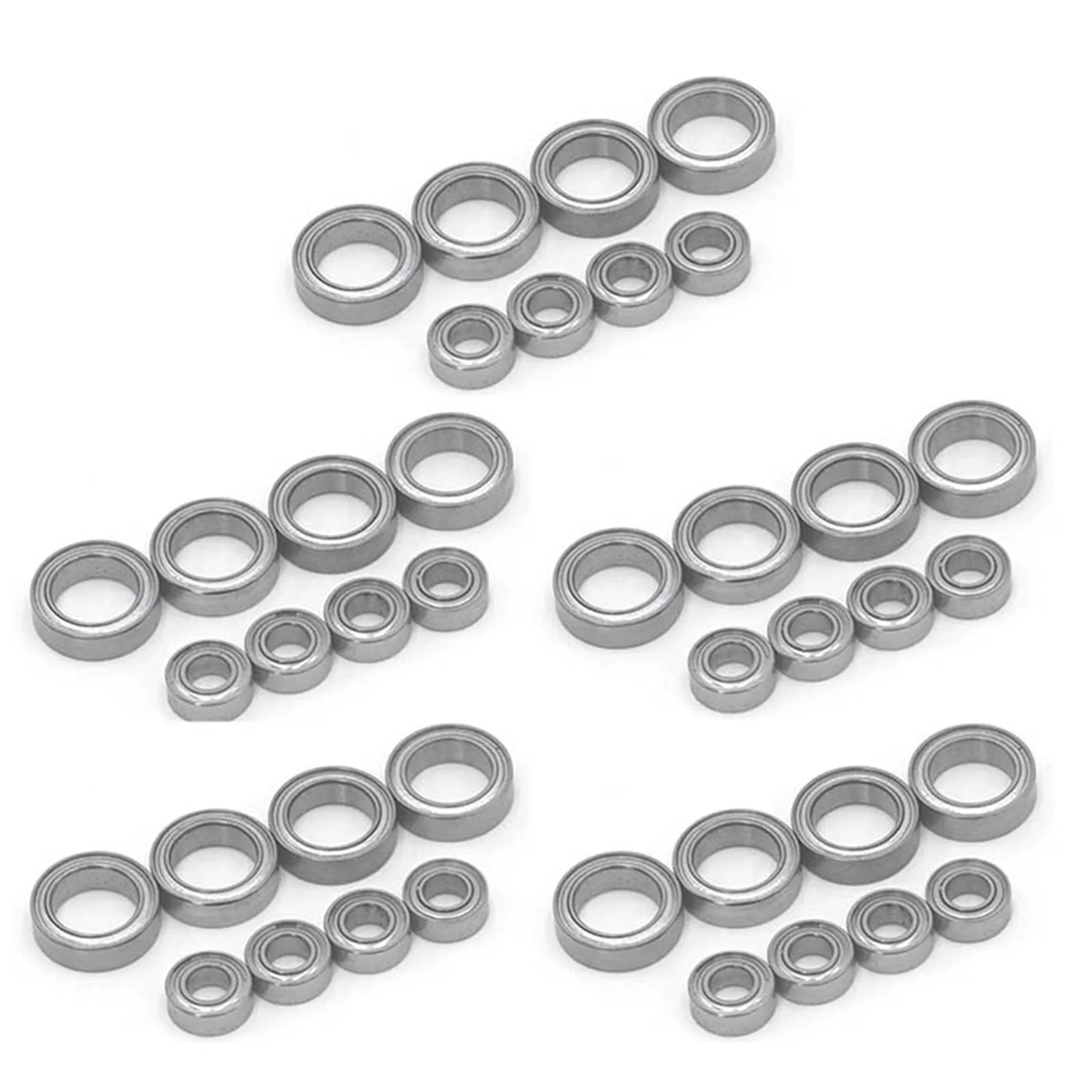 A49K-40Pcs rolamentos de esferas 4x8x3mm 8x12x3.5mm para hsp himoto e18 wltoys 1/18 rc peças de reposição do carro a949 a959 a969 a979 A959-B