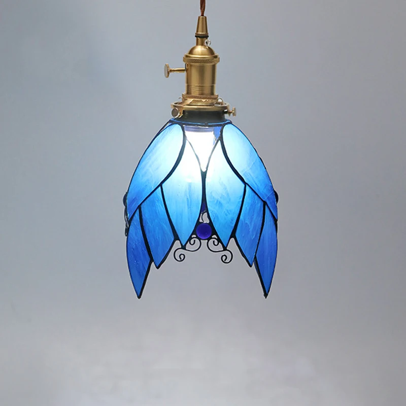 Tiffany Stained Glass Pendant Lights Vintage Turkish Mosaic Lamp Living Room Restaurant Suspension Luminaire Hanglamp Fixtures