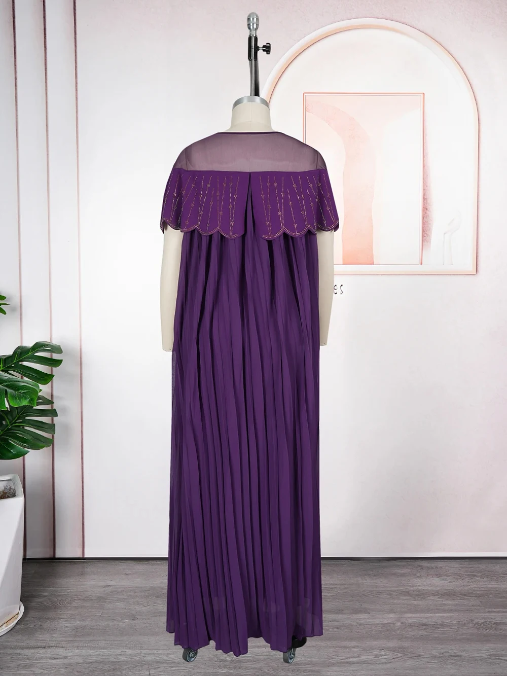 2026 Spring Dresses For Women Dubai African Wedding Party Prom Evening Gown Dashiki Pleated Maxi Robe Office Ladies Clothing