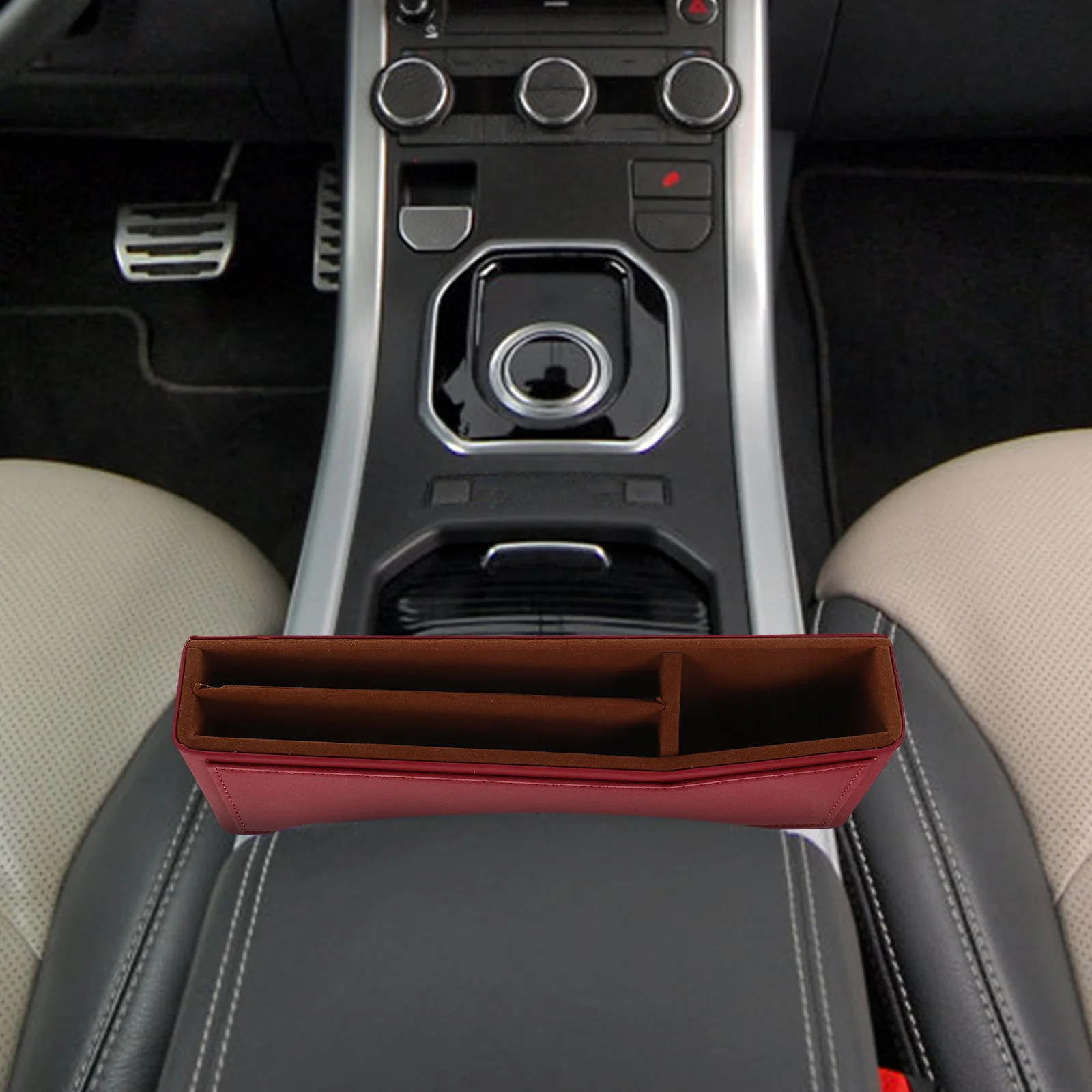 

Многоцелевой ящик для хранения автомобильного сиденья, компактный боковой органайзер, прочный деревянный держатель из ПВХ, держатель для салфеток на заднем сиденье, подвесная сумка для автомобильного сиденья