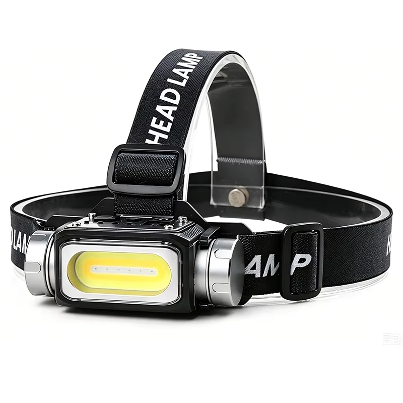 Rechargeable Headlamp 7 Modes IPX4 Waterproof Forehead Flashlight Fishing Light Front Head Lamps Led Camping Headlamp for Hiking