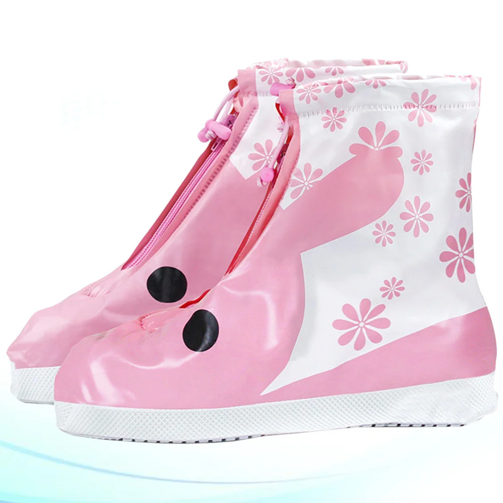 Couvre-bottes de pluie imperméables pour enfants, couvre-chaussures pour filles, équipement pour enfants