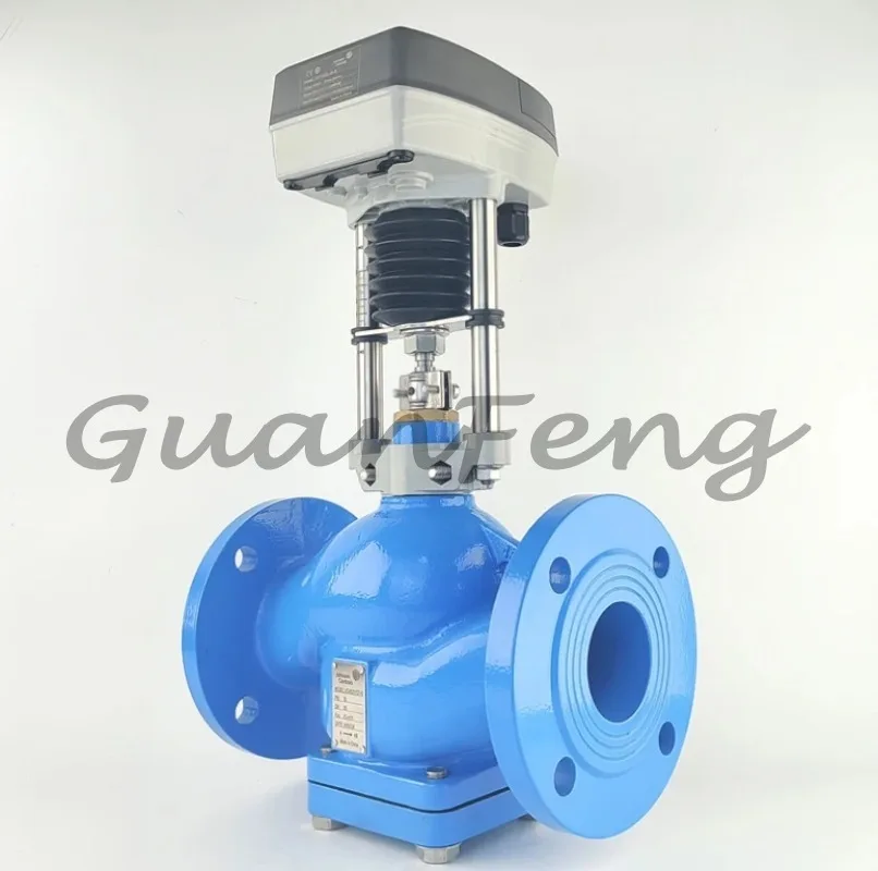 Proportional Control Electric Regulating Two-way Threaded Seat Flange Seat Valve