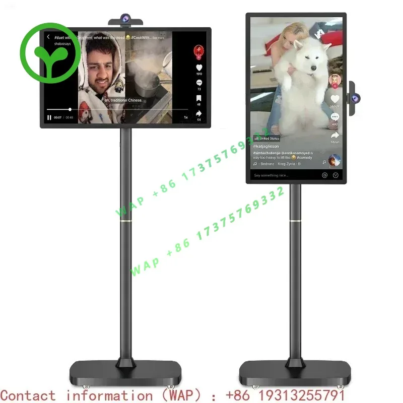 【Factory Price】21.5/27/32 Portable Touch Screen TV Smart Wireless Charging Mobile Casual Hot Sales