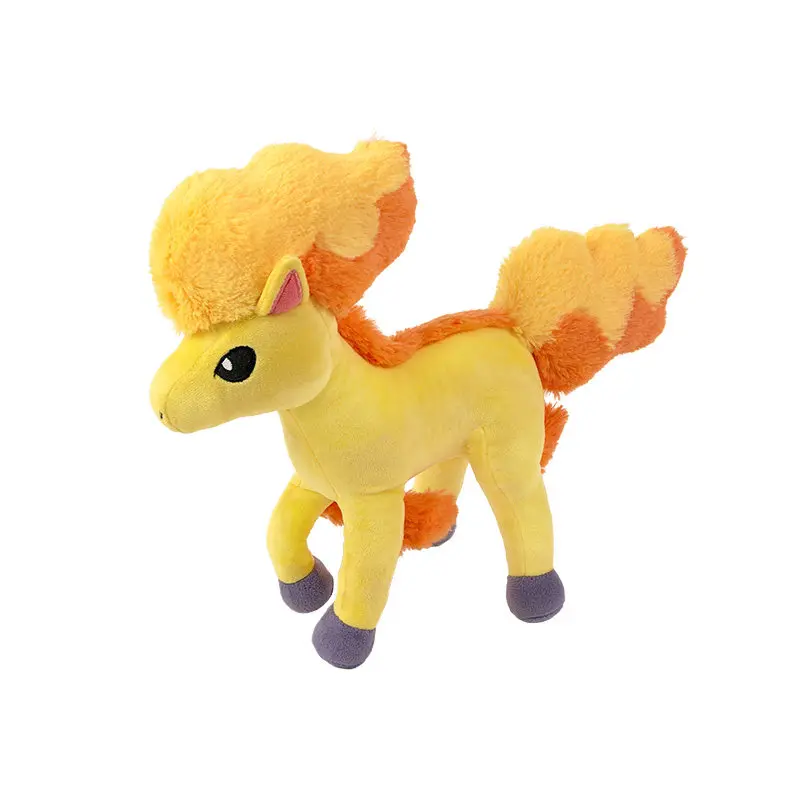 Pokémon "Galloping Start" Galarian Ponyta & Rapidash Plush Keychain & Metal Pin Set - Year of the Horse Gift view 5
