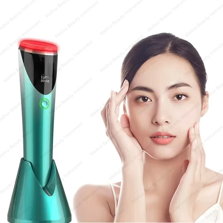 Facial Anti-Wrinkle Red Light Therapy Apparatus Thermal Massager for Skin Care