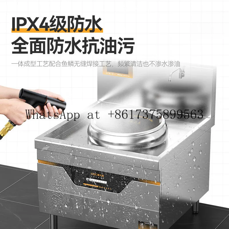 Commercial Induction Cooker High  Concave  Frying Stove Electromagnetic Hotel Laboratory Furniture