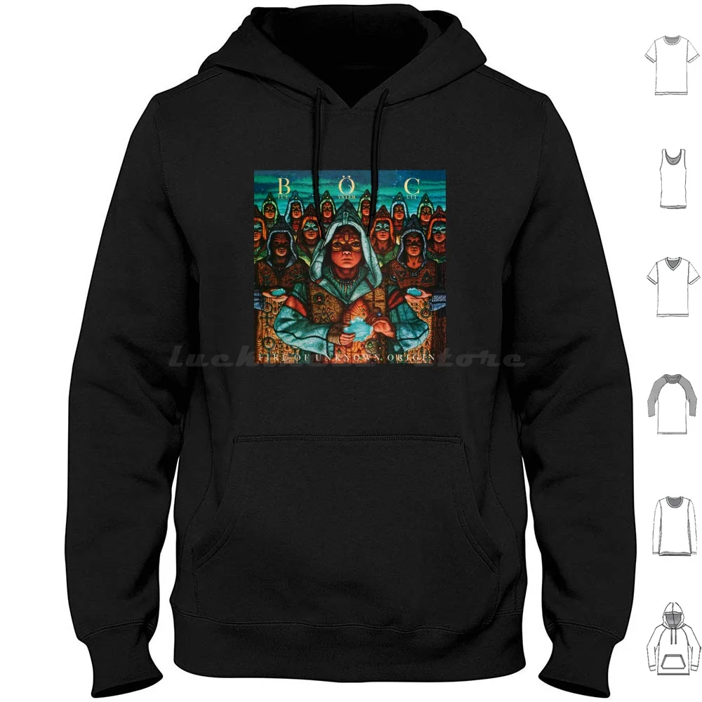 Blue Fire Oyster Unknown Cult Tour 2019 Rtv Hoodies Long Sleeve Blue Fire Oyster Unknown Cult Tour 2019 Rtv