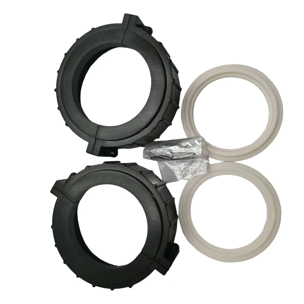 For Spa Heater Repair Kit 2 Split Nuts 2 O Rings Compatible with For Balboa For HydroQuip Units 5.1 cm ID 7.4 cm OD
