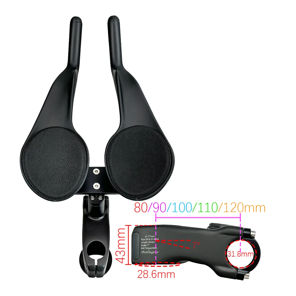 

The inner cable stem can be equipped with a secondary handle for rest, and it is a Bicycle stem for road bikes or TT bikes