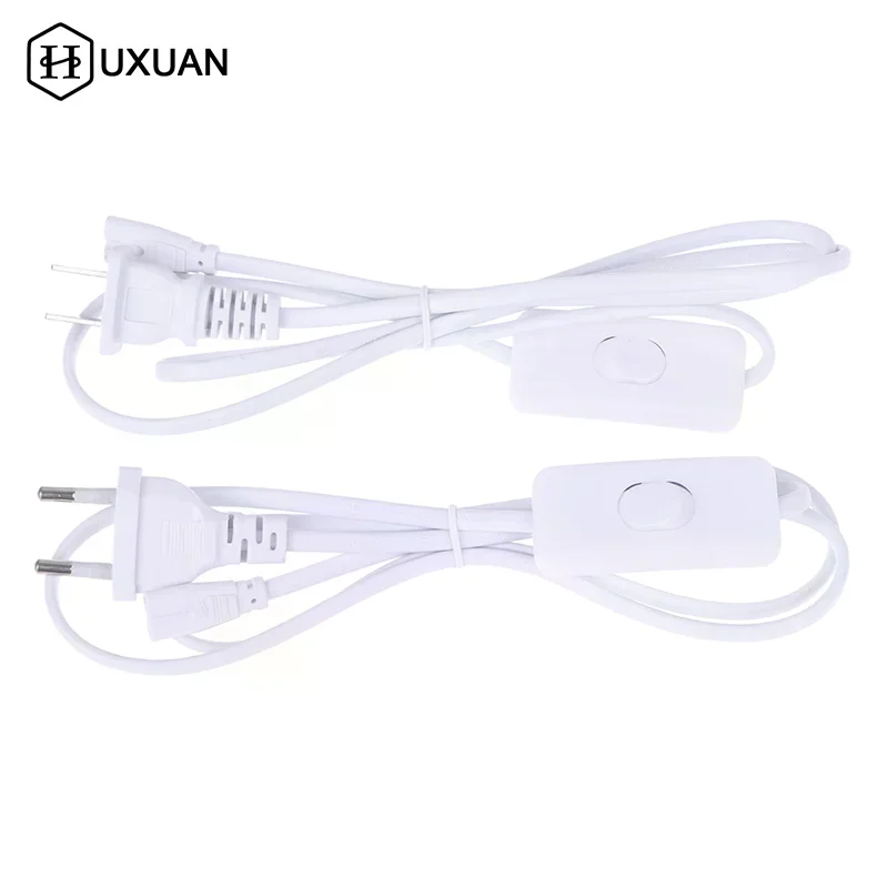 Tube T5 US /EU Plug Switch Cable 1.2m Power Adapter 110V 220V 230V Lighting Accessory 30cm Connection Wire For LED Lamp