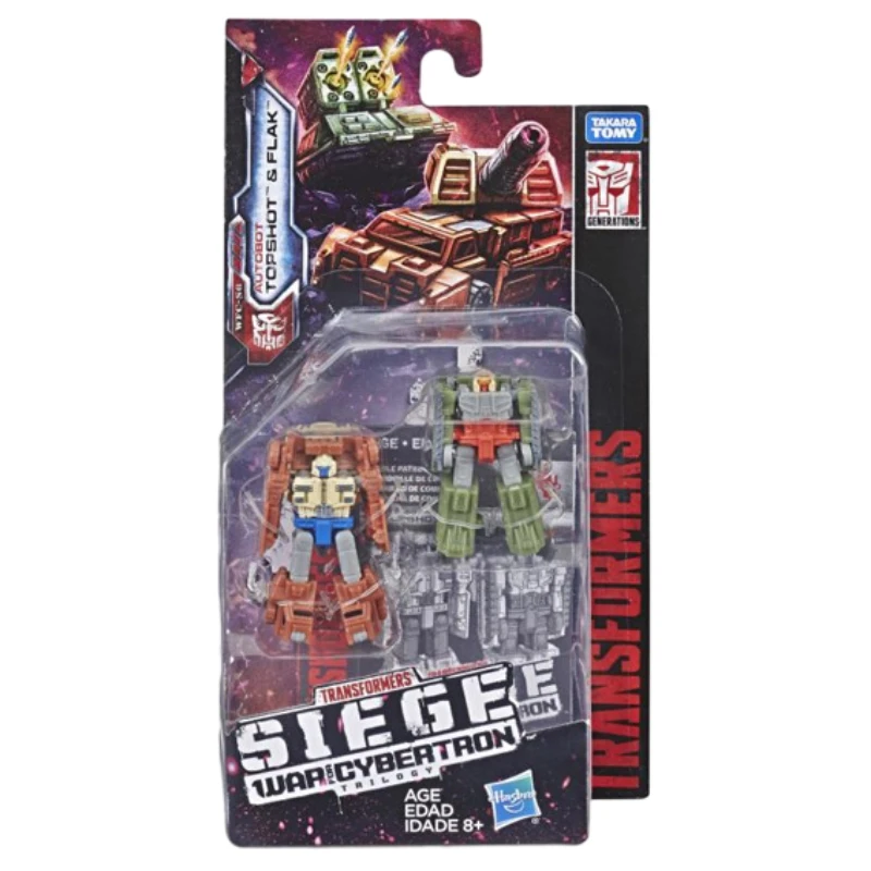 In Stock Takara Tomie Transformatoren Oorlog Voor Cybertron: Belegering WFC-S6 Topshot & Flak Action Figures Verzamelbare Geschenken Klassieke Hobby 'S