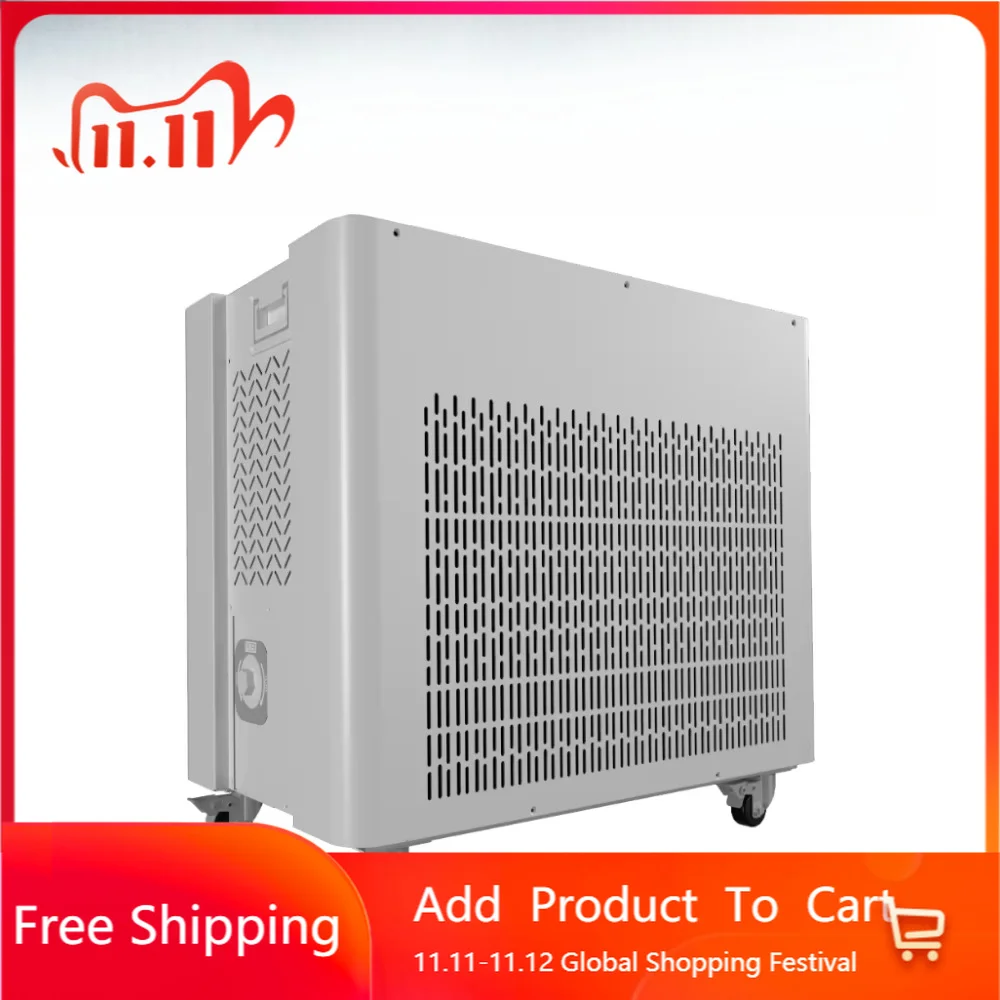 0C Water Chiller Cooler Water Cooled Remote R410A Pump Heater Ice Bath 0.5-3h.p