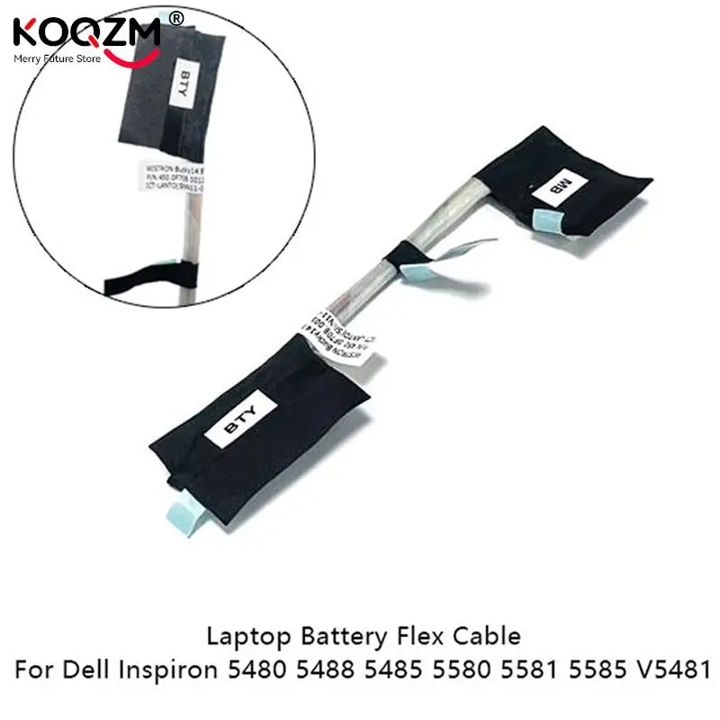 

Battery Flex Cable For Dell Inspiron 5480 5580 5481 5581 5488 5490 5585 7586 laptop Battery Cable Connector Line Replace 0XRTPM
