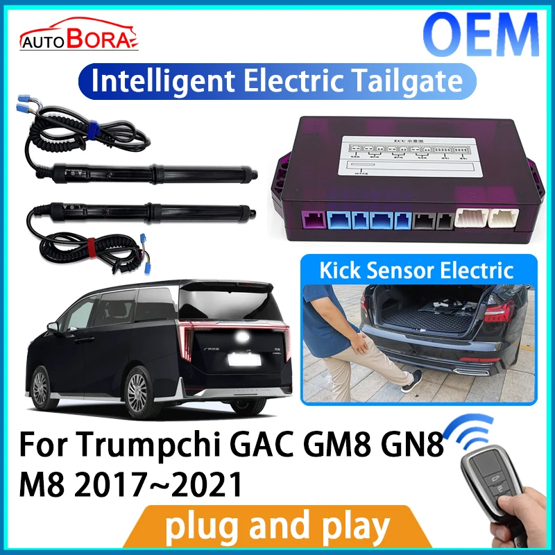 

AutoBora Intelligent Electric Tailgate Automatic Lifting Kit Remote Control Opener Trunk for Trumpchi GAC GM8 GN8 M8 2017~2021