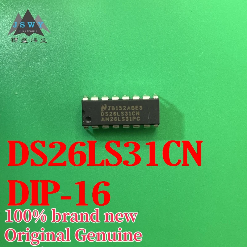 

(10/50pcs) DS26LS31CN DS26LS31 DIP-16 Four-Wire Driver Genuine Original Product Free Shipping