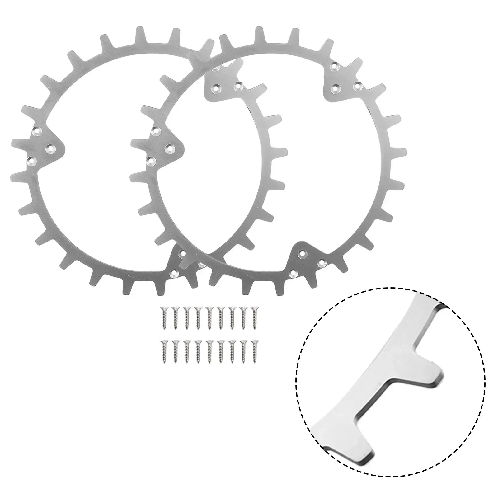 High Compatibility Stainless Steel Robot Wheel Pulley Improved Traction Easy Installation for 420/320/430X/440