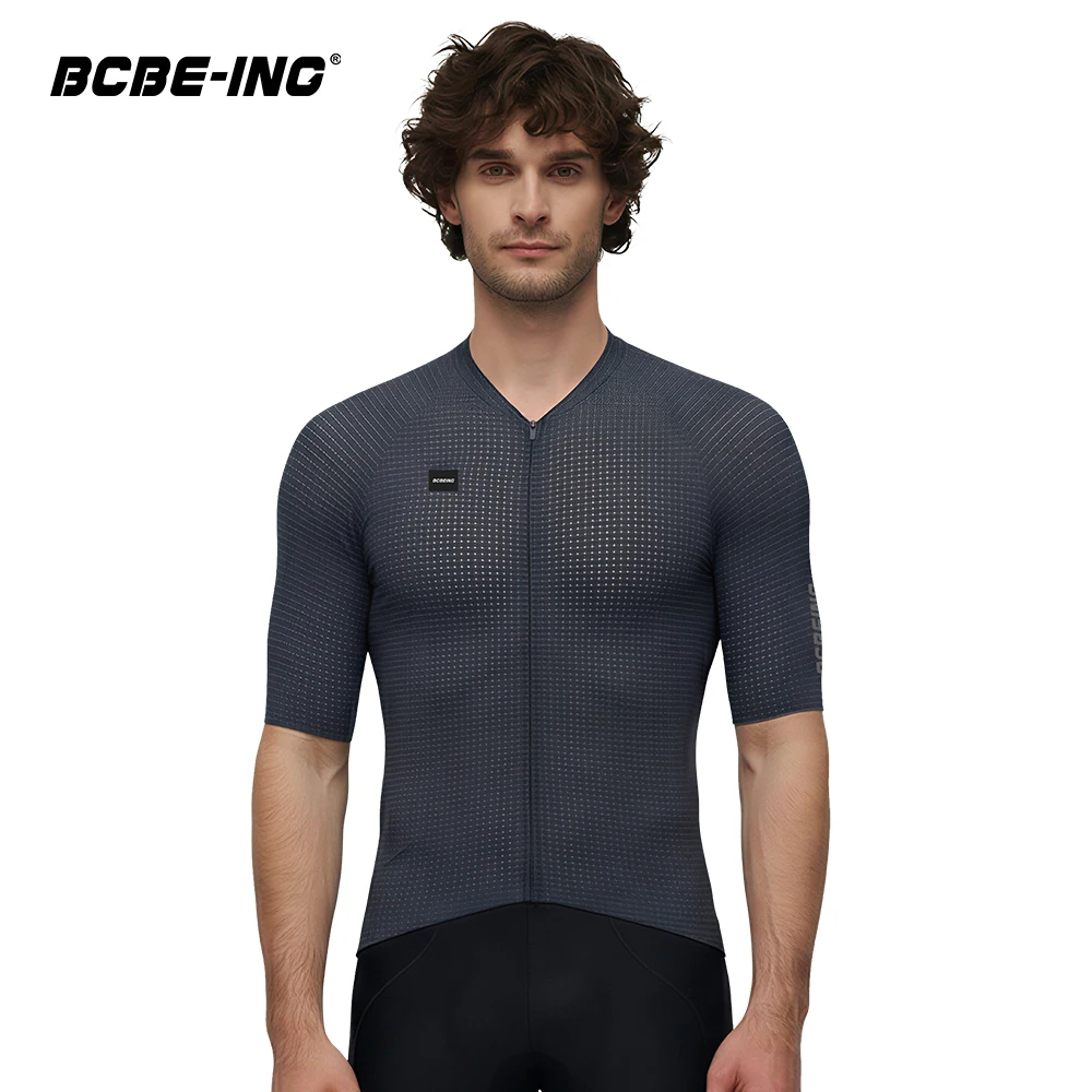

BCBE-ING 2026 New Men Aero Cycling Jersey Summer Lightweight Short Sleeve Bicycle Shirts Race Fit Breathable Cycling Maillot