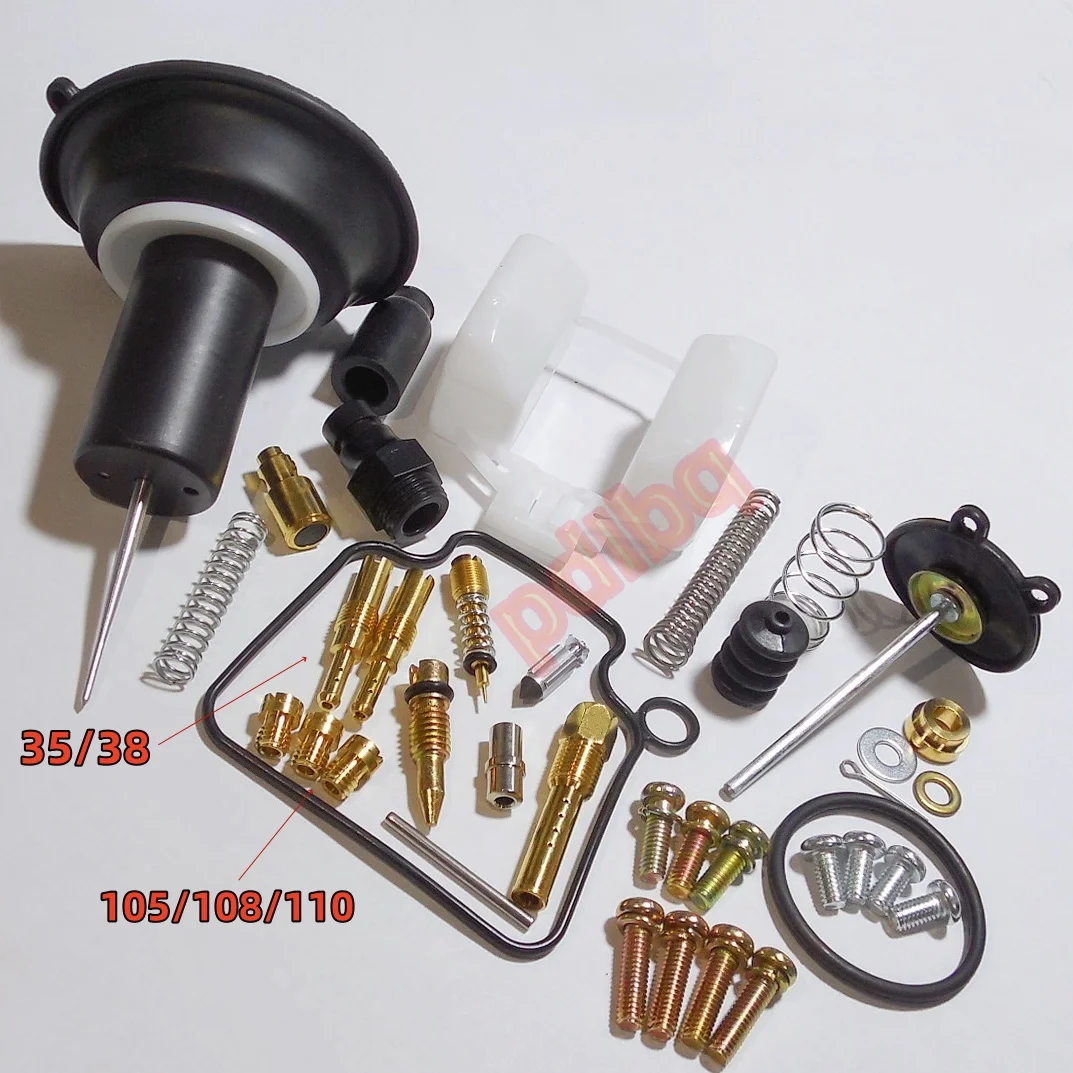 For Honda 91-08 Nighthawk 250/CB250 motorcycle carburetor repair kit with Plunger assembly