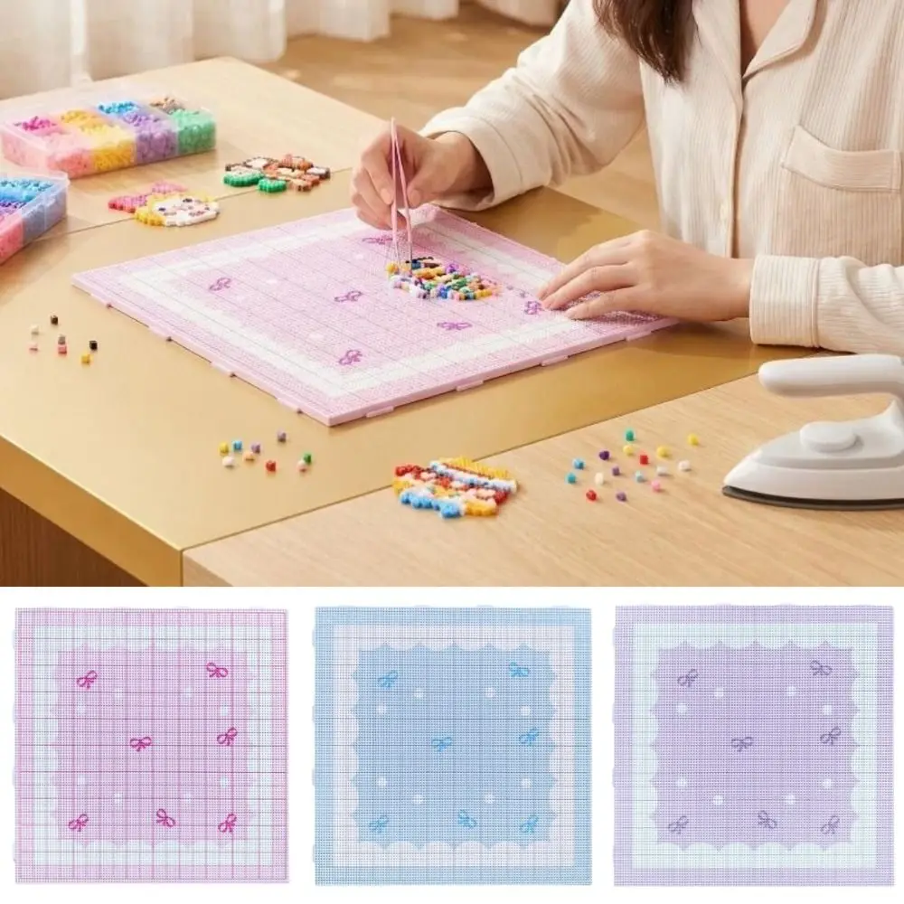 52/78/104Pins Fuse Beads Pegboards Matte Color Eye-protecting Perler Beads Boards Grid Design Square Hama Beads Pegboards