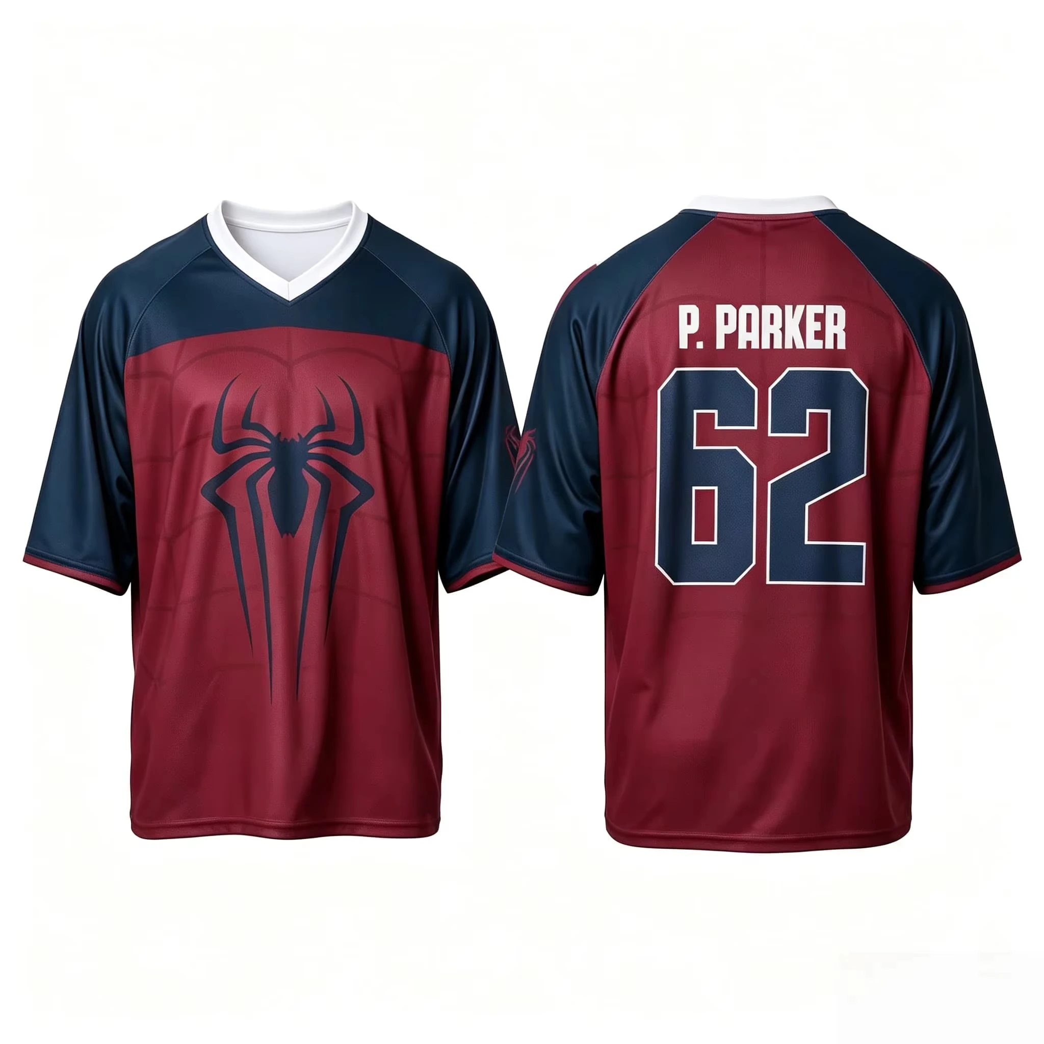 2026 Men Women Red Blue Spider Web Short Sleeve T Shirt 3D All Over Print Sports Jersey Casual Cosplay Tops Family Matching
