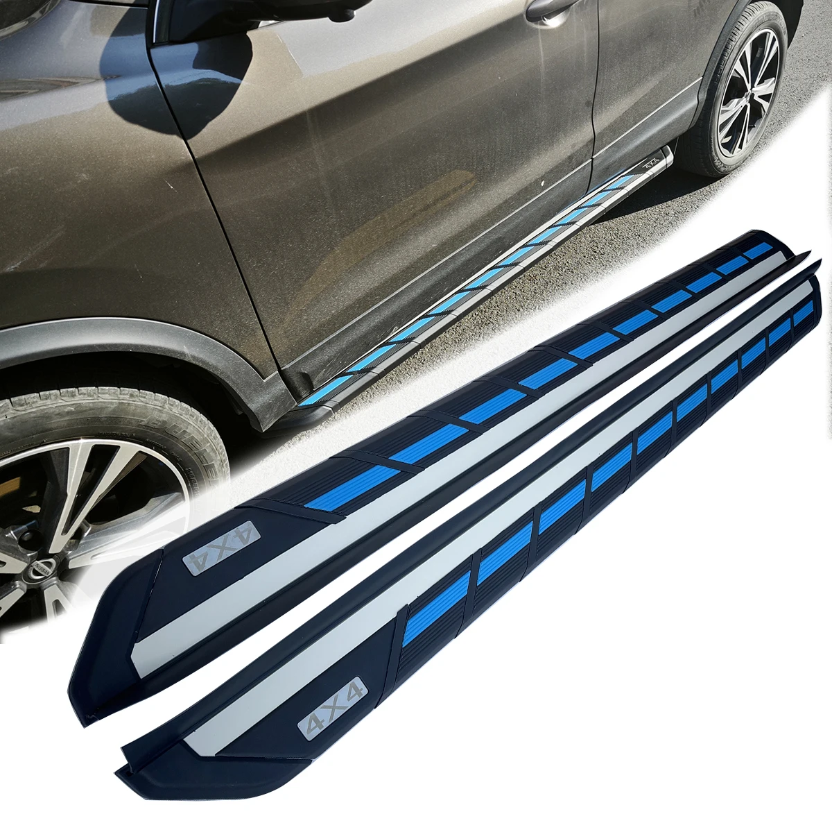 2Pcs Running Boards…