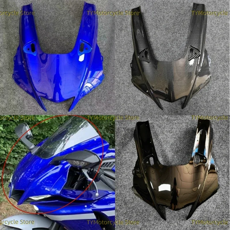 Motorcycle Front Headlight Hood Fairing Panel Cover Nose Head Cowl Fit For YAMAHA YZF R1 R1M YZF-R1 YZF-R1M 2020 2021 2022 2023