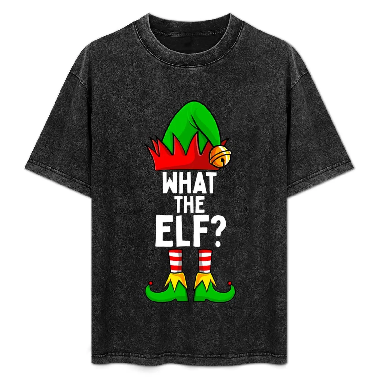 

What The Elf Matching Family Christmas T-Shirt Casual Basic Street Style T-Shirt