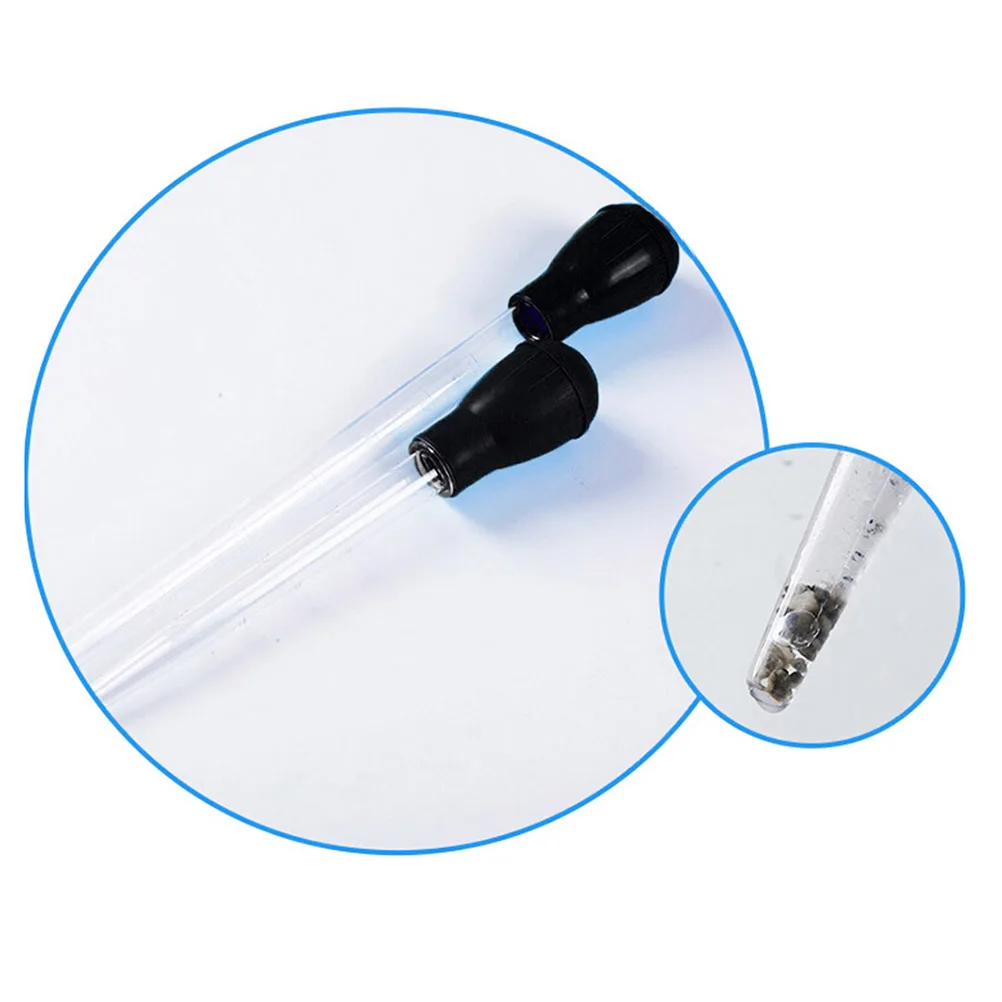 

2Pcs 30Ml Aquarium Siphon Pump for Fish Tank Cleaning Tool with Tpr Material Heavy-Duty Transparent Waste Remover Ideal Water