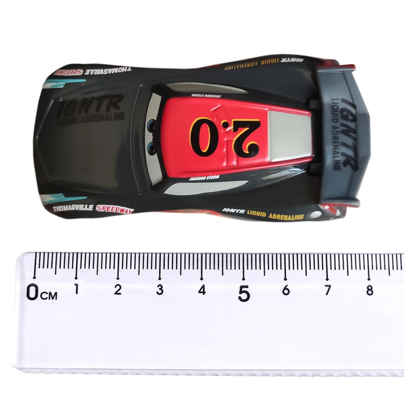 Autospielzeug-Hauler Jackson Storm Lightning McQueen Murray Clutchburn's Hauler Legierungs-Druckguss-Modell Container-Hauler Spielzeug-LKW – Detail 36