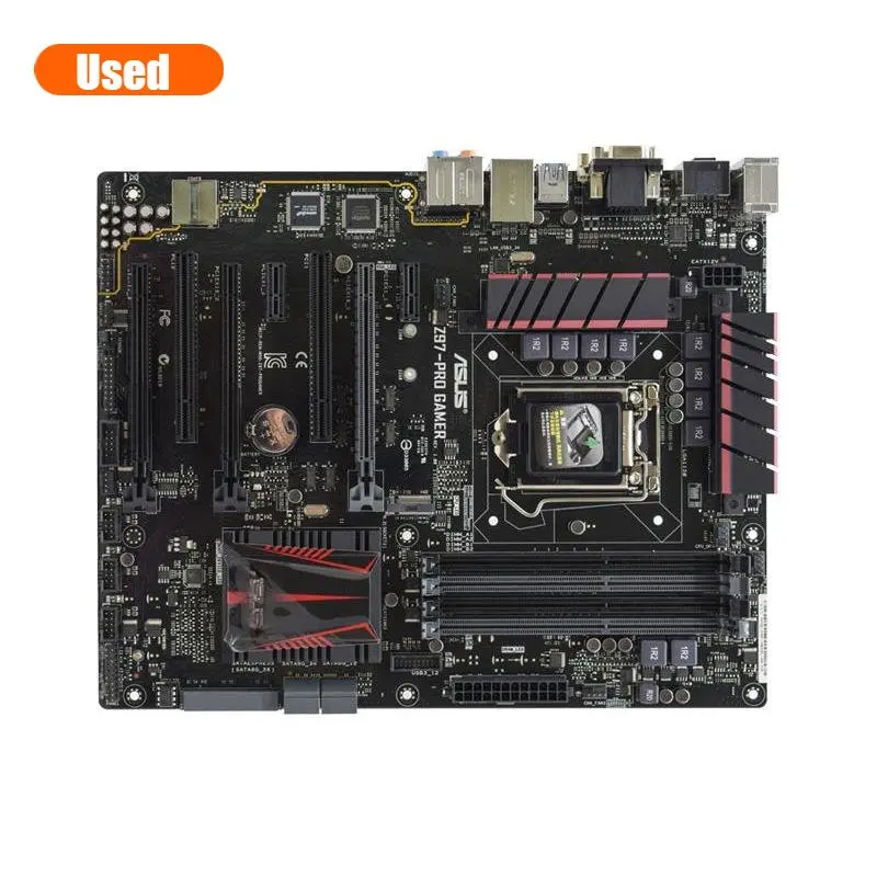 ASUS Z97-PRO GAMER Motherboard 1150 DDR3 Core i7 4790K i5 4670K Cpus Intel Z97 PCI-E 3.0 32GB ATX M.2 SATA3 6×USB3.0