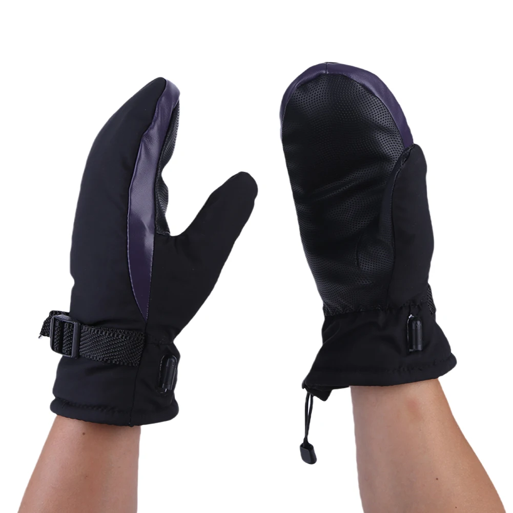 

Electric Heated Gloves Motorcycle Winter Moto Heated Gloves Warm Waterproof Rechargeable Heating Thermal Gloves For Snowmobile