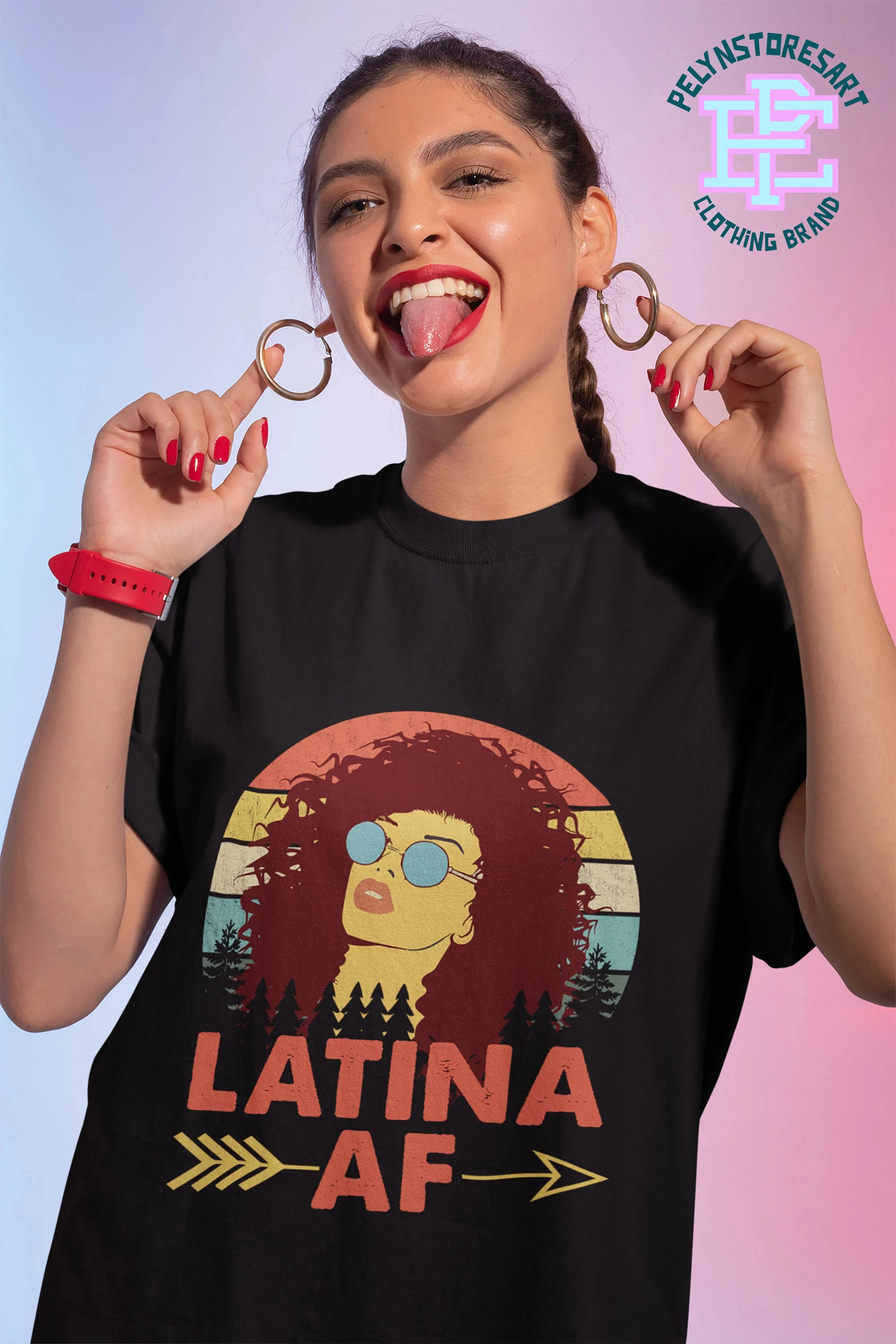 Retro Latin Af T-Sh…