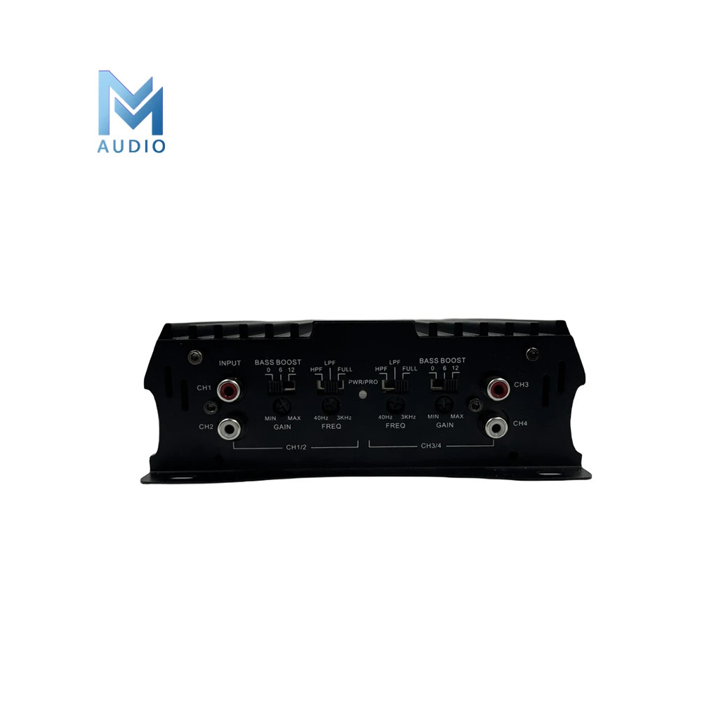 Factory Wholesale Class D Car Amplifier Power 300 Watts Car Audio 4 Channel Amplifier Class D Full Range Amplifier Speaker Audio