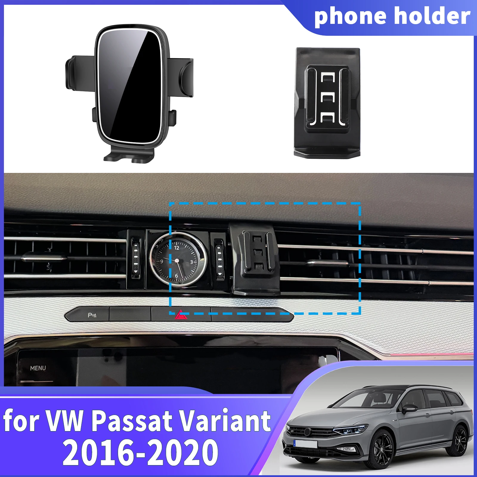 

fit for VW Passat Variant 2016 2017 2018 2019 2020​​ Navigation Phone Holder Mount Customized Car accessoires