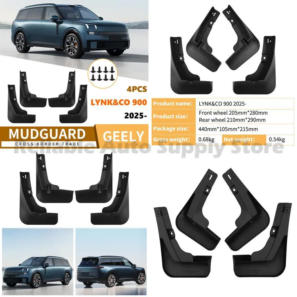 

For LYNK&CO 900 2025 Car Mud Flaps Rubber Fender Liner Auto Accessories Drop Shipping Premium Quality Durable Protection Stylish