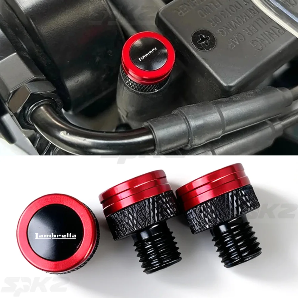 Для Lambretta Roserio Taliedo Brera Barona V50 V125 V200 Аксессуары для мотоцикла M10*1.25 CNC Заглушка отверстия бокового зеркала заднего вида