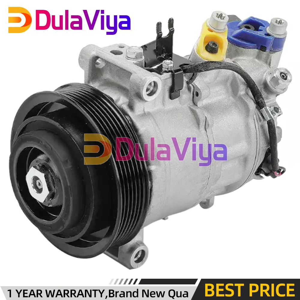 

NEW 6SES14C AC Compressor with 6-Groove Pulley For Porsche Macan 2015 2016 2017 2018 3.0L 3.6L 95B260805B 95B260805 95B816803