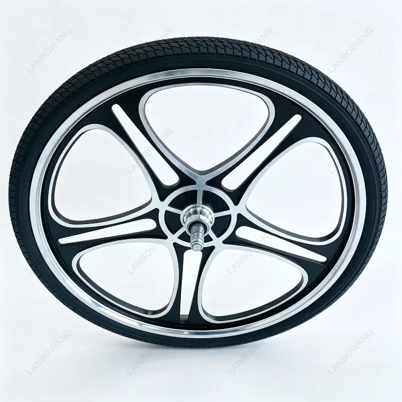 16/20 Inch Bicycle Aluminum Alloy Integrated Wheel Hub, Front and Rear Variable Speed Wheel Rim Replacement Assembly