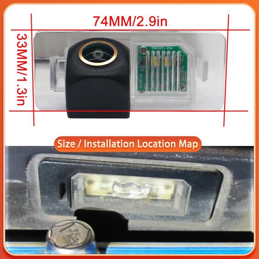 HD For BMW 2 3 5 Series X1 X3 F25 X4 F26 X5 X6 E38 E39 E60 E61 E62 E46 E90 E91 E92 Reverse Back up Fisheye Line Rear view Camera