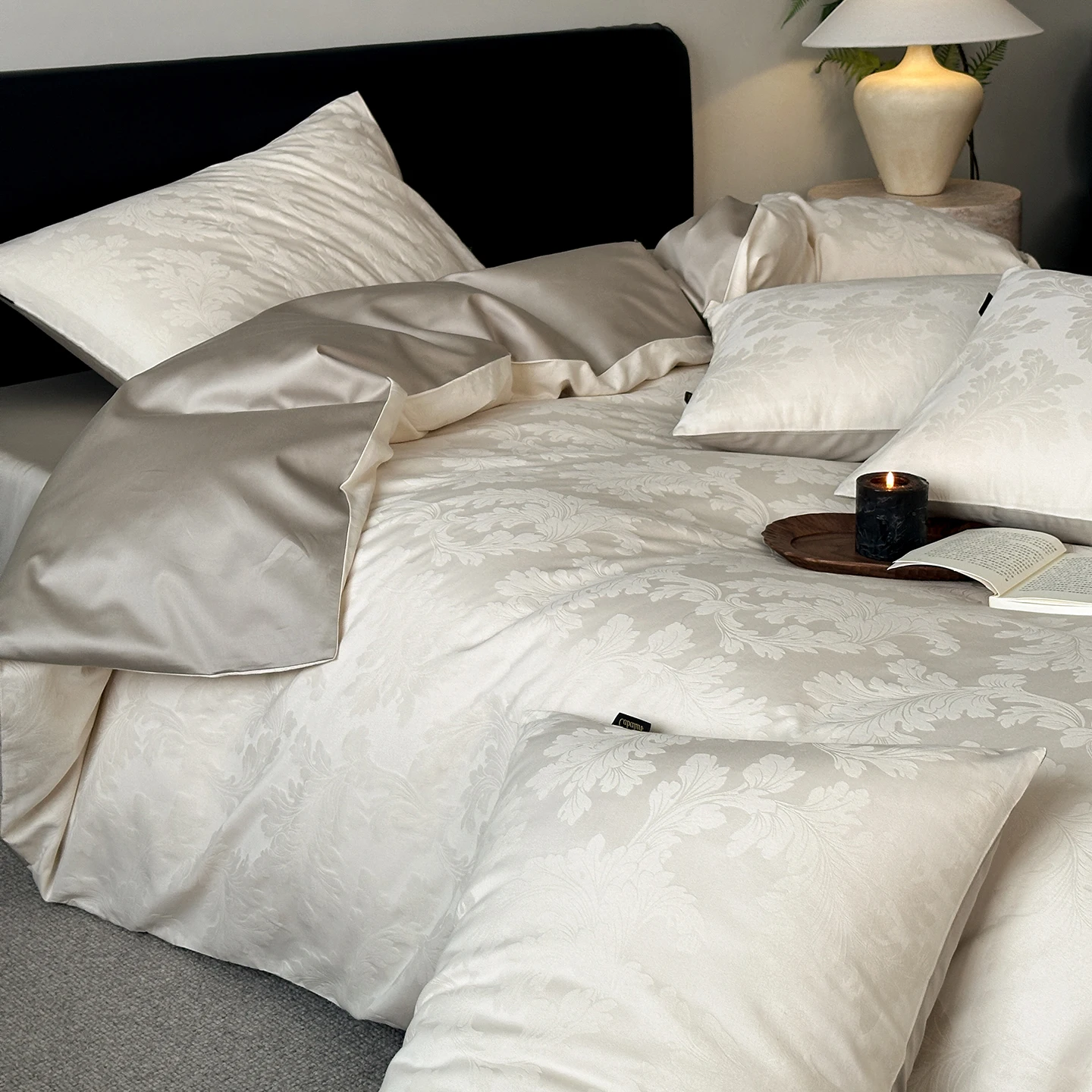Long Staple Cotton Jacquard Bedding Set Single Double Queen King Size Duvet Cover Bedsheet Pillowcase Luxury Quilt Cover Set