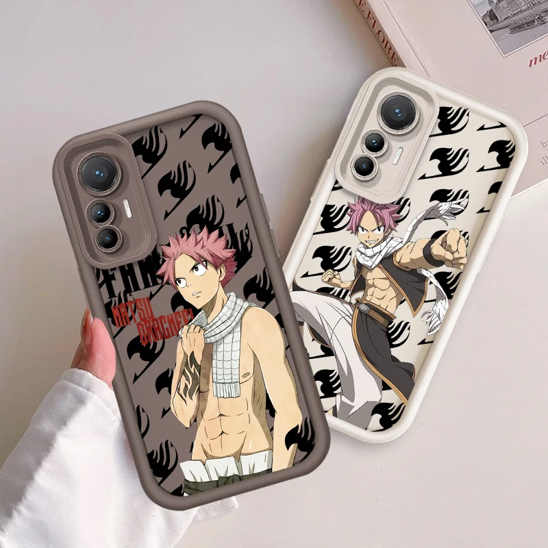 F-Fairy T-Tail N-Natsu D-Dragneel For Xiaomi 12T 11 Lite Poco F5 F4 F3 F2 M3 Pro X5 X4 X3 GT 4G 5G Eye Ladder Cover Capa Fundas