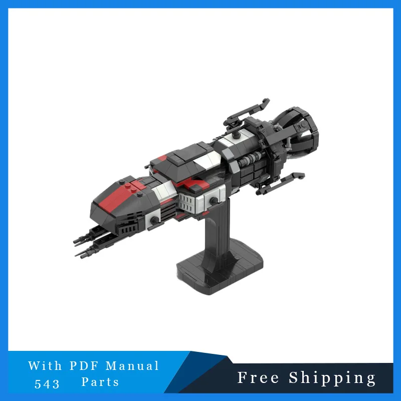 

543, детали, космическая серия, обучающая креативная модель самолета, технология MOC, строительный блок, кирпичи, игрушка, подарок на день рождения, Рождество, 2025