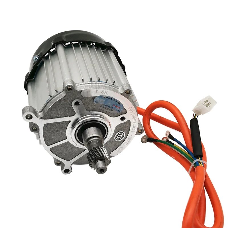 Universal Electric Tricycle Motor 60V 3900RPM Permanent Magnet Brushless Differential 1000W