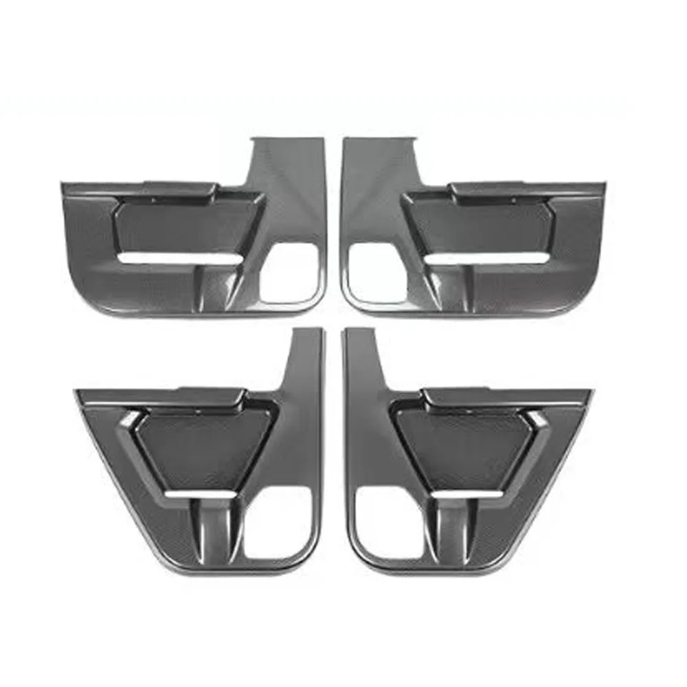 For BAIC 212 T01 2024 - 2026 Door Anti Kick Panel Carbon Fiber Grain Anti Kick Pad Interior Decoration Accessories