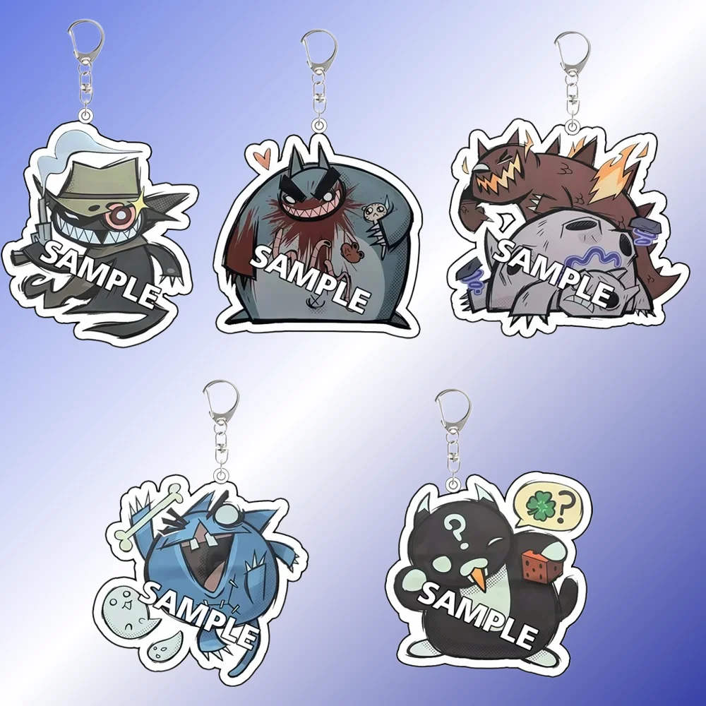 Llavero de acrílico de 5 cm con diseño de Zaratana Guillotina Dybbuk Zodiac Gambit, decoración de dibujos animados, regalo festivo para periféricos de videojuegos