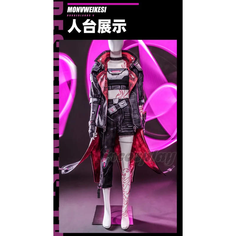 

Игра Borderlands Amara Witch Vicks Косплей Костюм Пальто Топ Брюки Ожерелье Набор Перчаток Хэллоуин Вечеринка Мужчины Женщины Модная Униформа