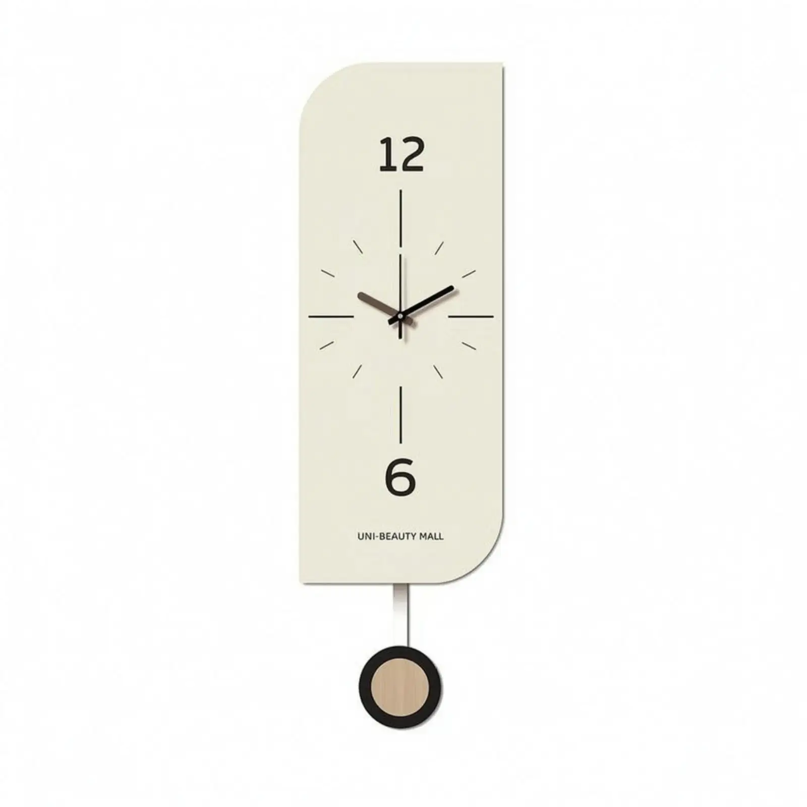 rectangular-pendulum-wall-clock-55cm-tall-wood-crystal-ceramic-silent-movement-for-sophisticated-home-wall
